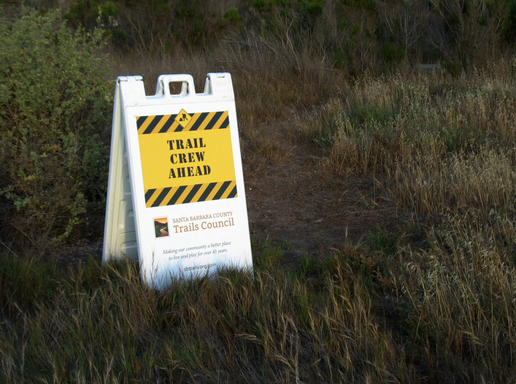 Trail Maintenance Crew Ahead